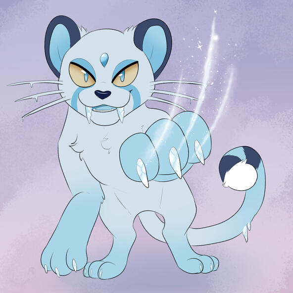 A frost themed Persian