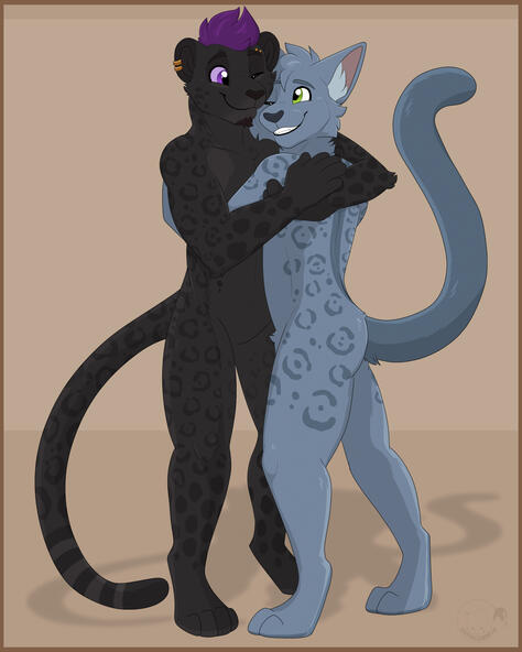 Cuppy Cat &amp; Onyx Hug